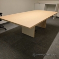 Blonde Office Conference Boardroom Table Apx 94" x 47"